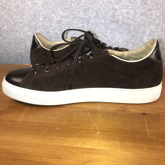 Paul Stuart Chocolate Brown Suede & Leather Men's Premium Sneaker - Picture 10 of 15